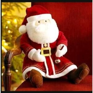 The Polar Express Santa Claus Plush Doll 18" Holiday Decor Red & White